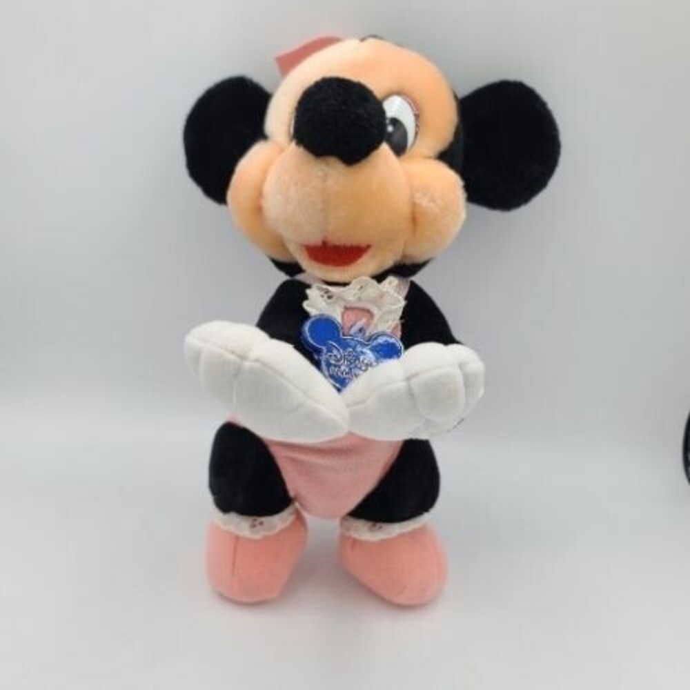 Disneyland Minnie Mouse Walt Disney World Plush Baby Crawling 1984